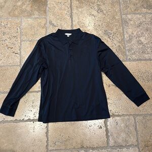 Club Monaco Mens Long Sleeve Polo